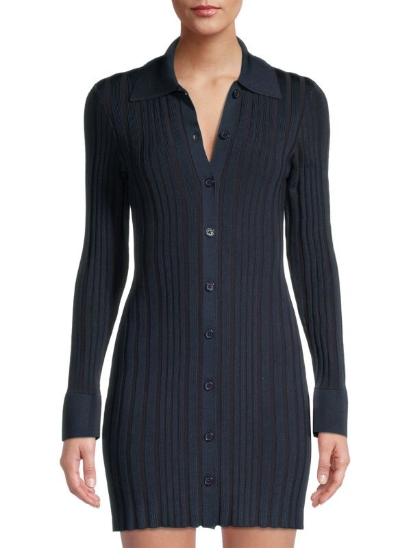 

Мини - Платье Трикотажное Milly Polo Cardigan, navy