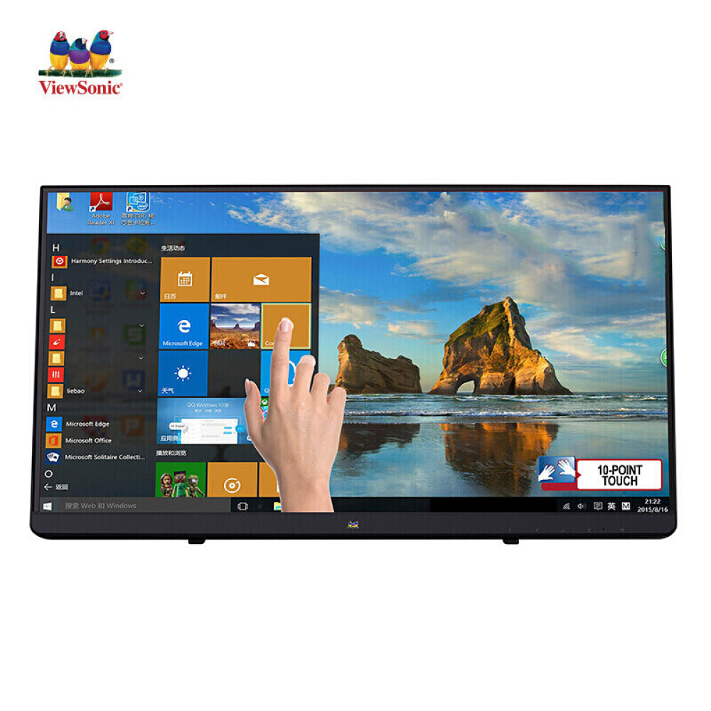 Монитор ViewSonic TD2230 21,5 IPS с широким углом обзора фонарь с регулируемым фокусом лампа для столовой бара кафе par20 e27 с широким углом обзора 12 вт