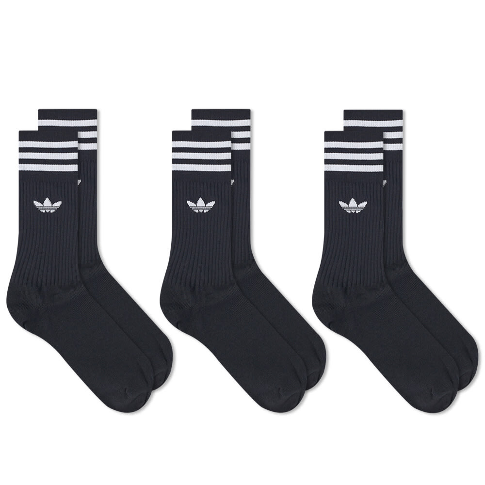 

Носки Adidas Solid Crew Sock - 3 Pack