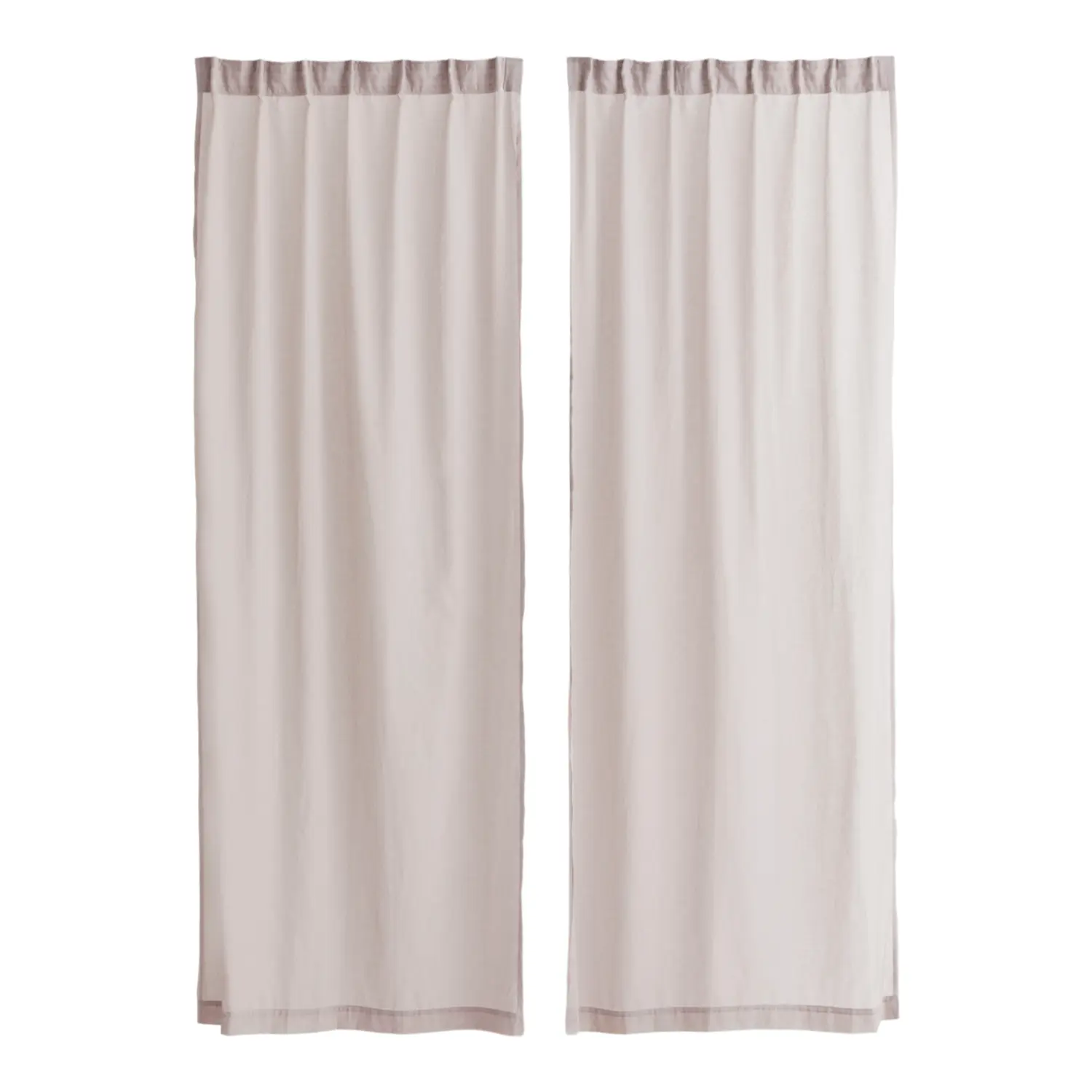 

Шторы H&M Home 2-pack Airy Multiway, 2 предмета, серо-коричневый