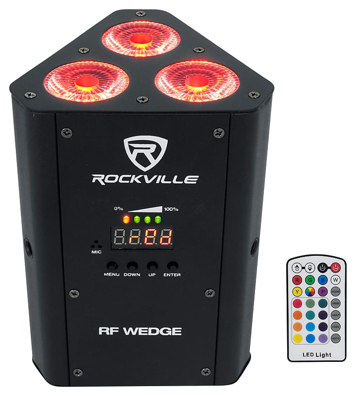 Комплект Rockville RF WEDGE BLACK RGBWA + UV Battery Wireless DMX DJ Par Up Light + RF Remote мышь asus wt300 rf black 90xb0450 bmu000 473697