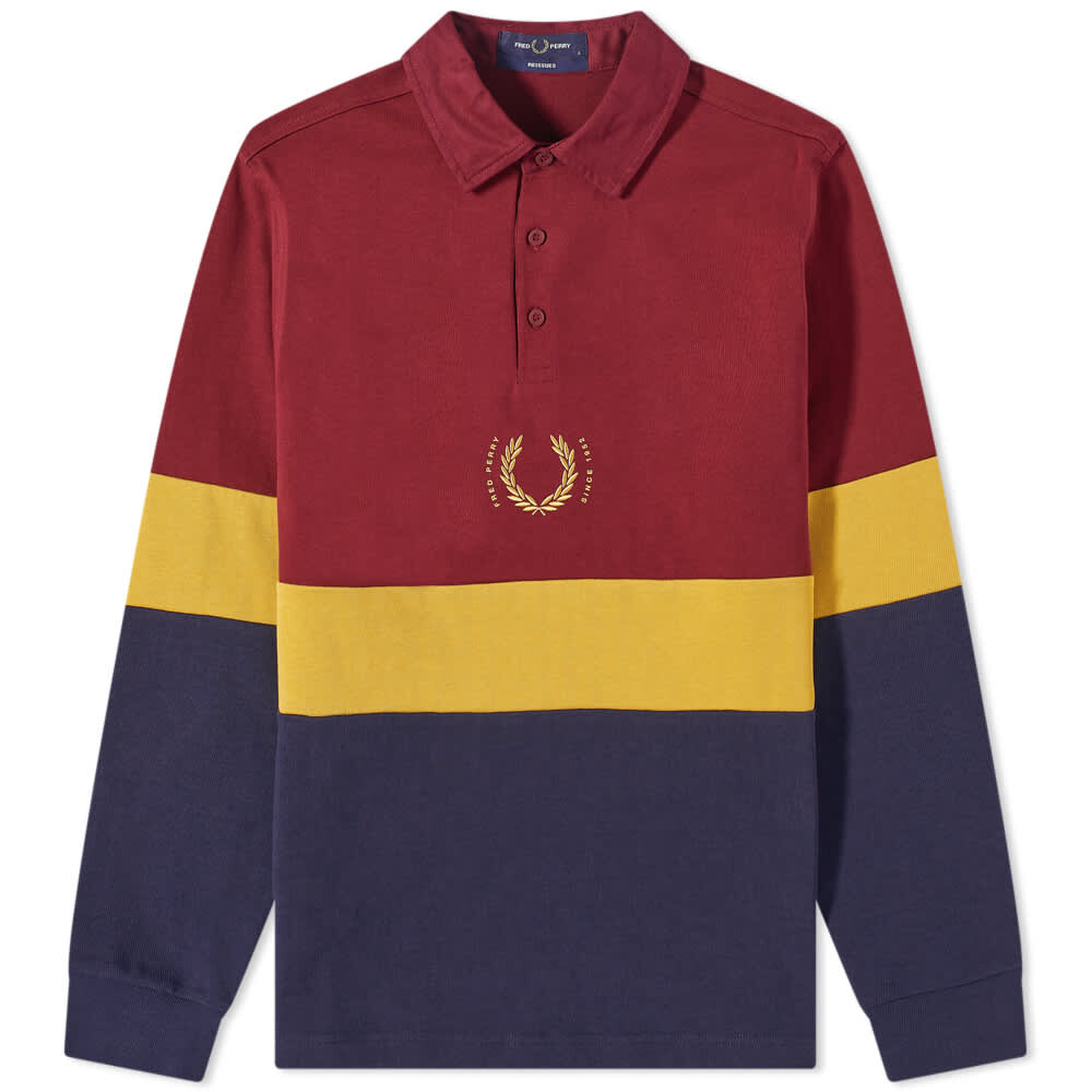 

Футболка Fred Perry Long Sleeve Rubgy Shirt, Коричневый