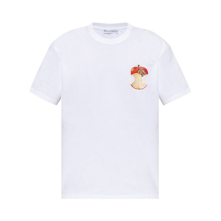 

Футболка JW Anderson Apple Core Logo T-Shirt 'White', белый
