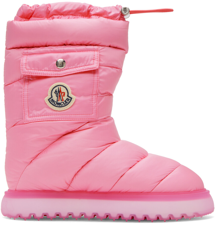 

Розовые пуховики с карманами Gaia Moncler