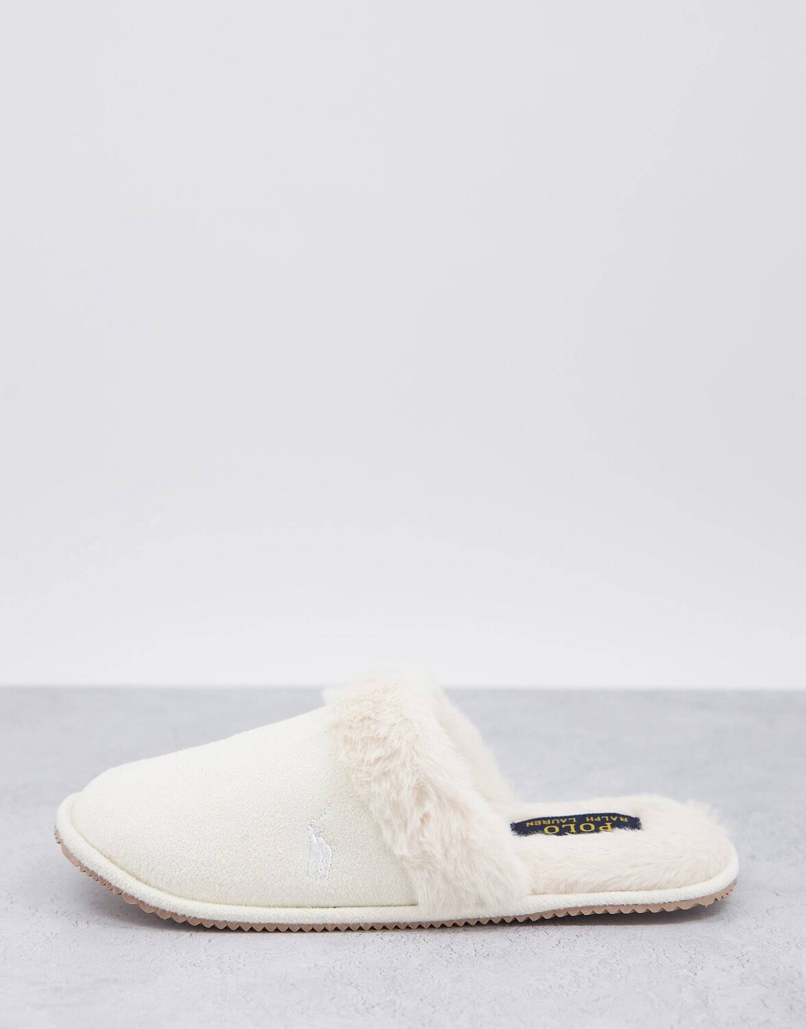 

Кремовые шлепанцы без задника Polo Ralph Lauren Summit Scuff
