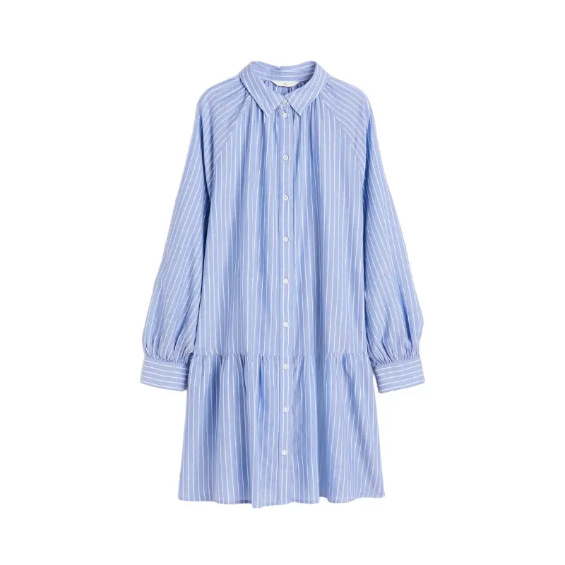 

Платье рубашка H&M, синий/полоска