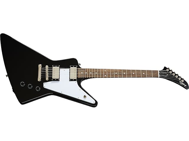 

Электрогитара Epiphone Explorer — черное дерево Explorer Electric Guitar - Ebony