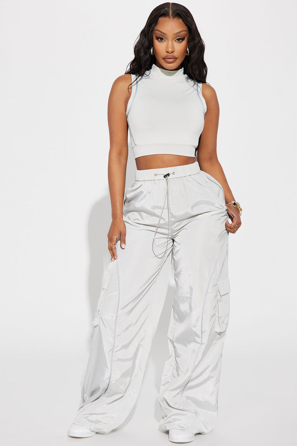 

Джоггеры Fashion Nova N1858SET, серый