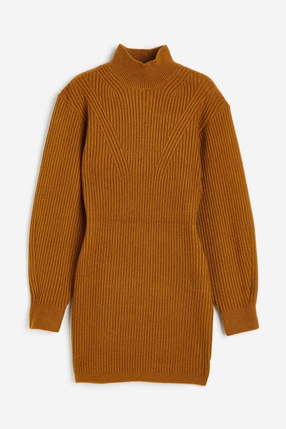 

Платье H&M Mock-turtleneck, светло-коричневый