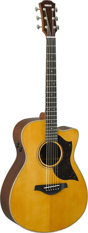 Yamaha AC5R ARE Концертная акустическая электрогитара в вырезе - Vintage Natural AC5R ARE Concert Cutaway Acoustic Electric Guitar