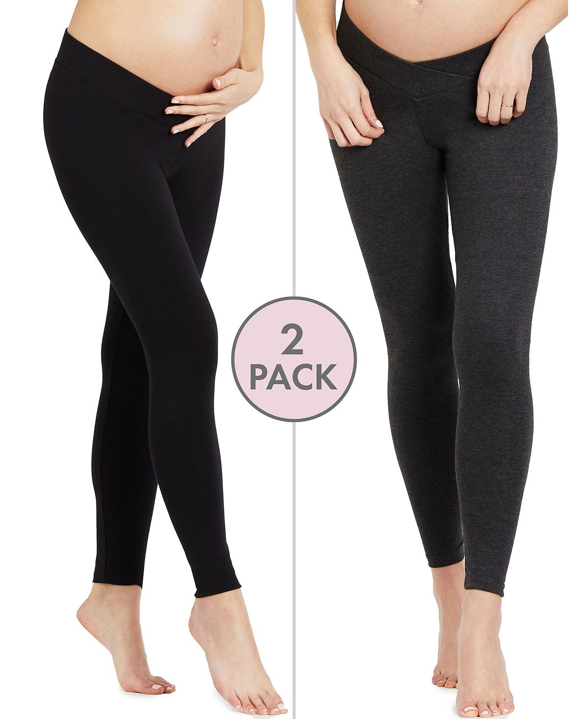 

Леггинсы bumpstart для беременных, 2 шт., под живот Motherhood Maternity, мульти