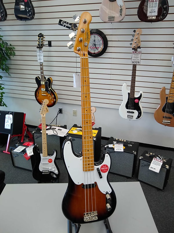 Bass 50. Fender Classic Vibe '50s Precision Bass, Maple Fingerboard.