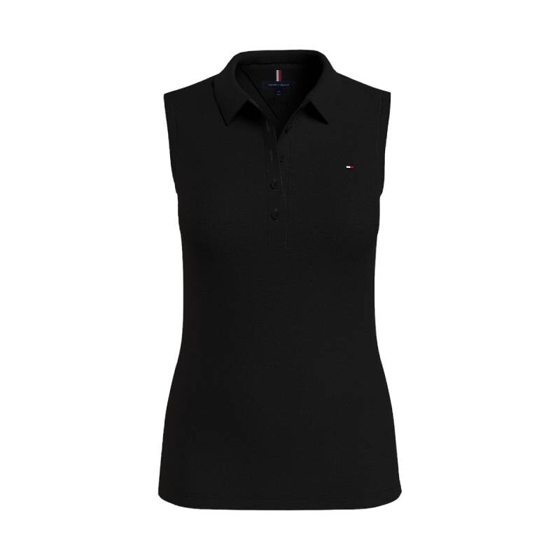 

Футболка Tommy Hilfiger Slim Fit Solid Sleeveless, черный