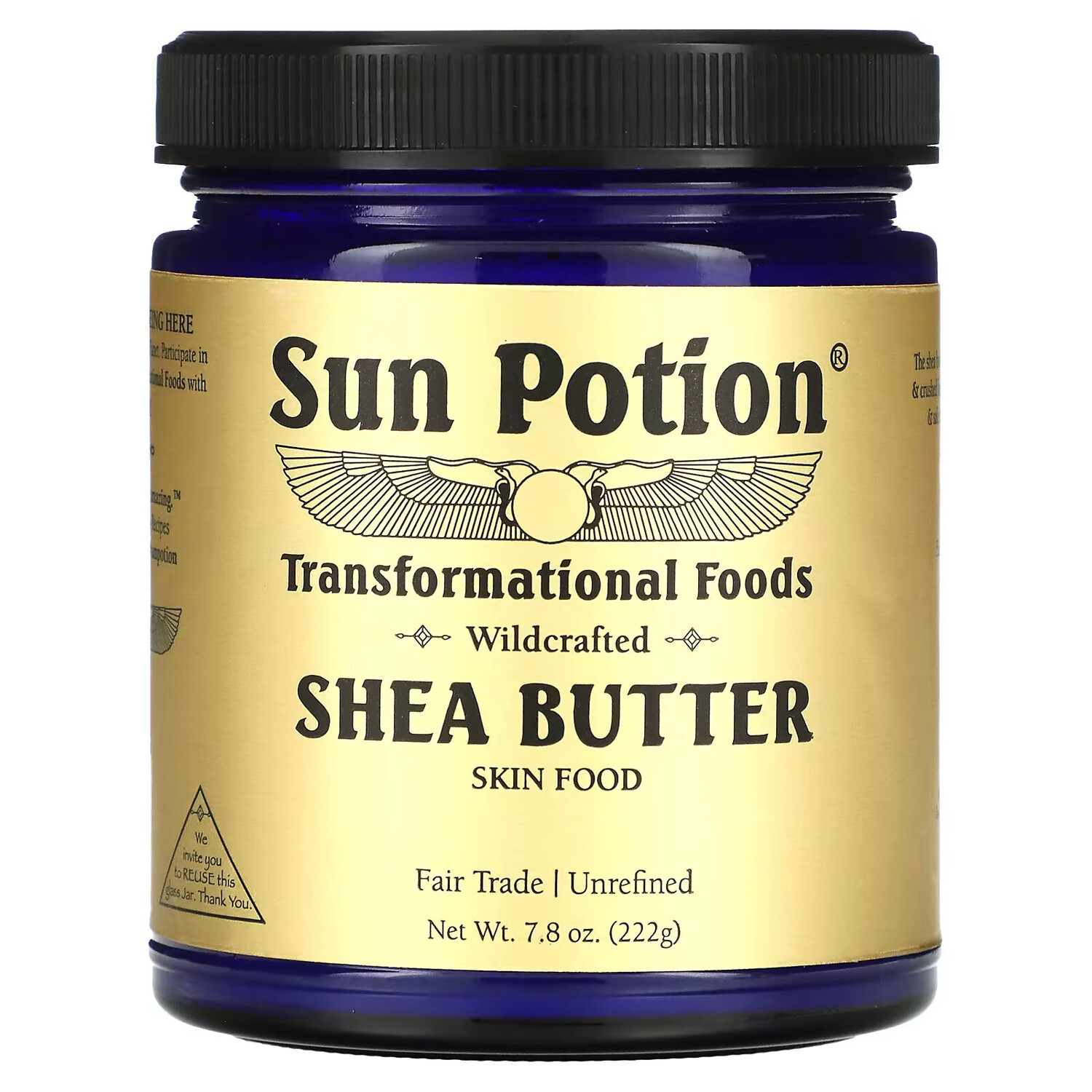 

Sun Potion, Масло ши, дикорастущего, 222 г (7,8 унции)