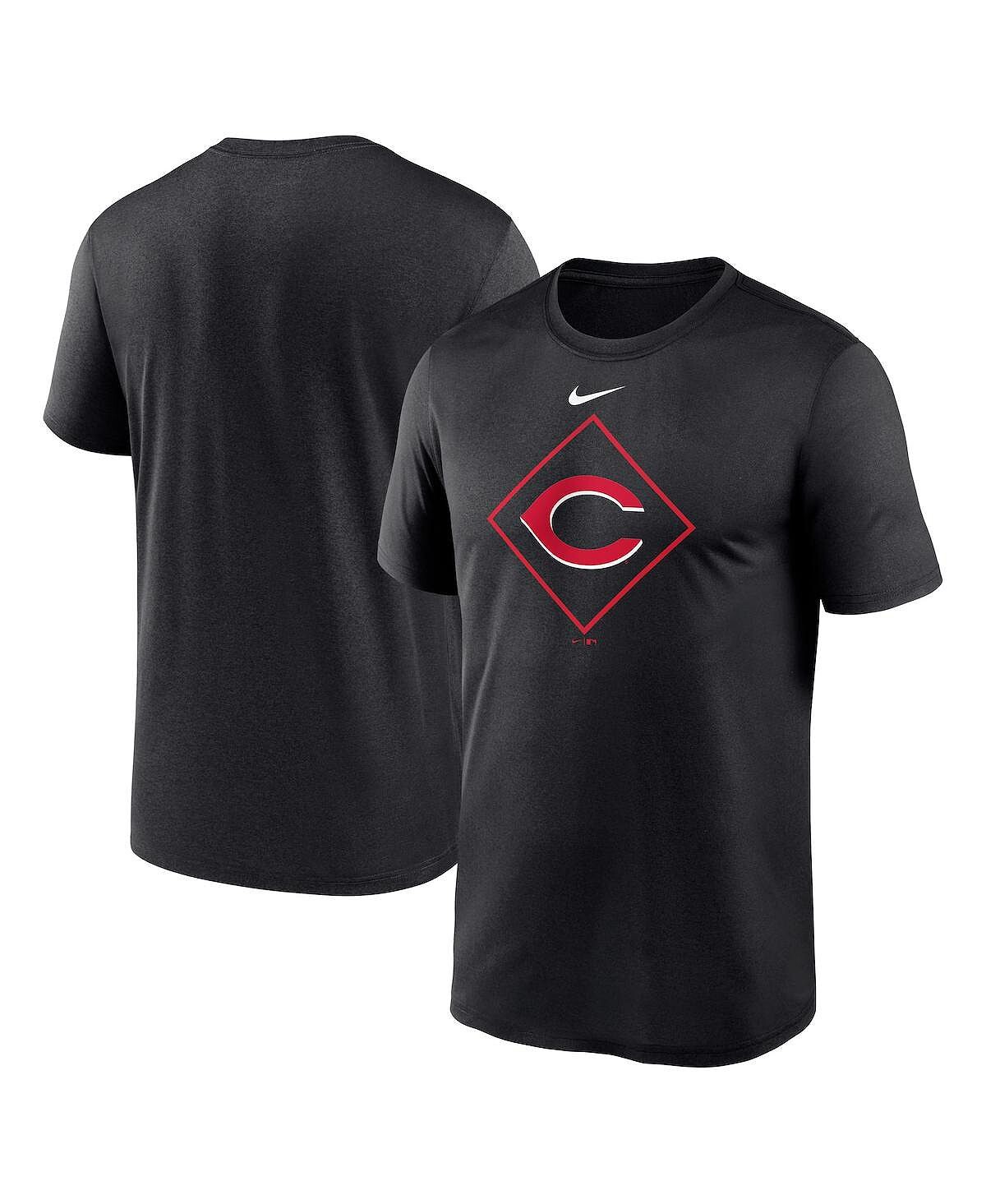 

Мужская черная футболка cincinnati reds legend icon performance Nike, черный