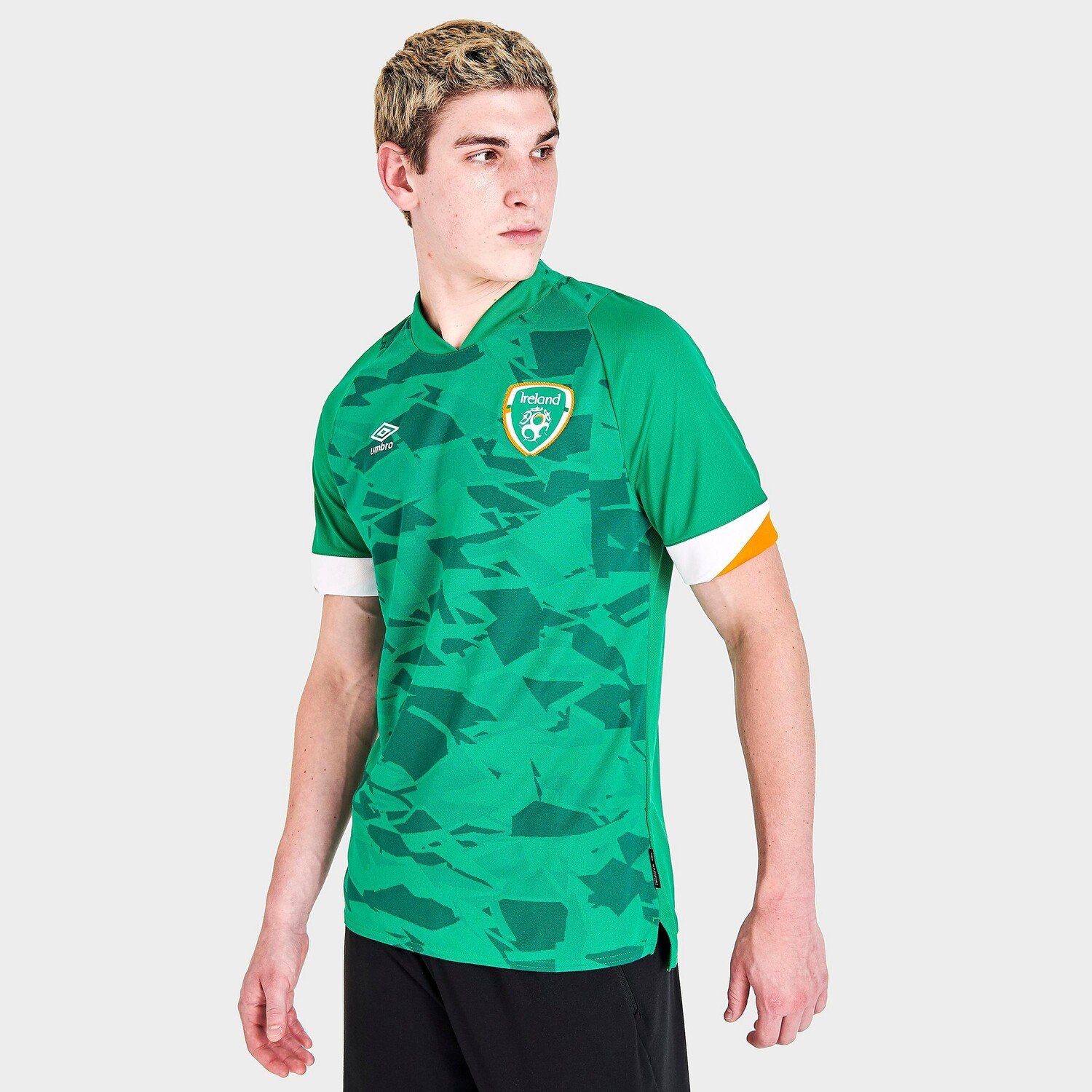 

Реплика мужского футбольного джерси Umbro Ireland Home 2021-22 Nike, зеленый
