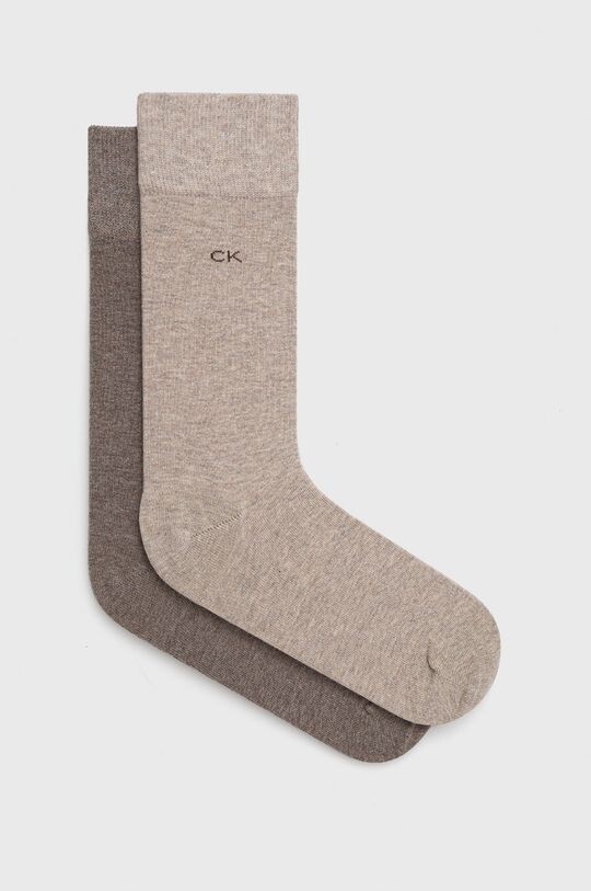 

Носки , 2 пары Calvin Klein, коричневый