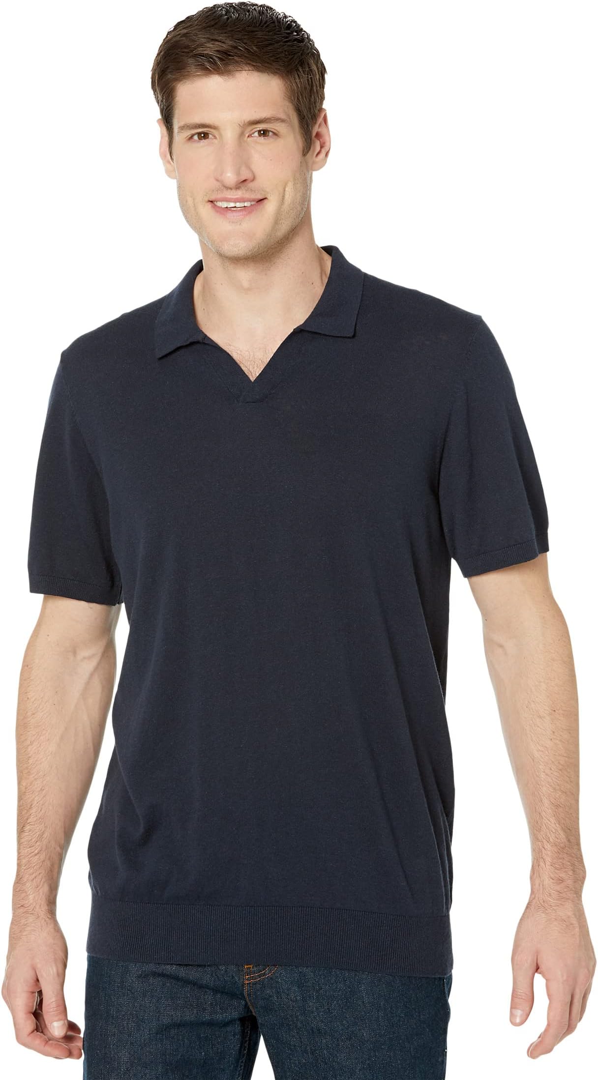 Рубашка-поло Johnny Collar Polo Good Man Brand, темно-синий