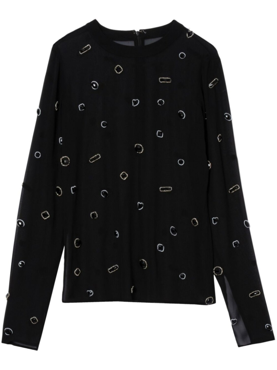 

3.1 Phillip Lim декорированная футболка, черный