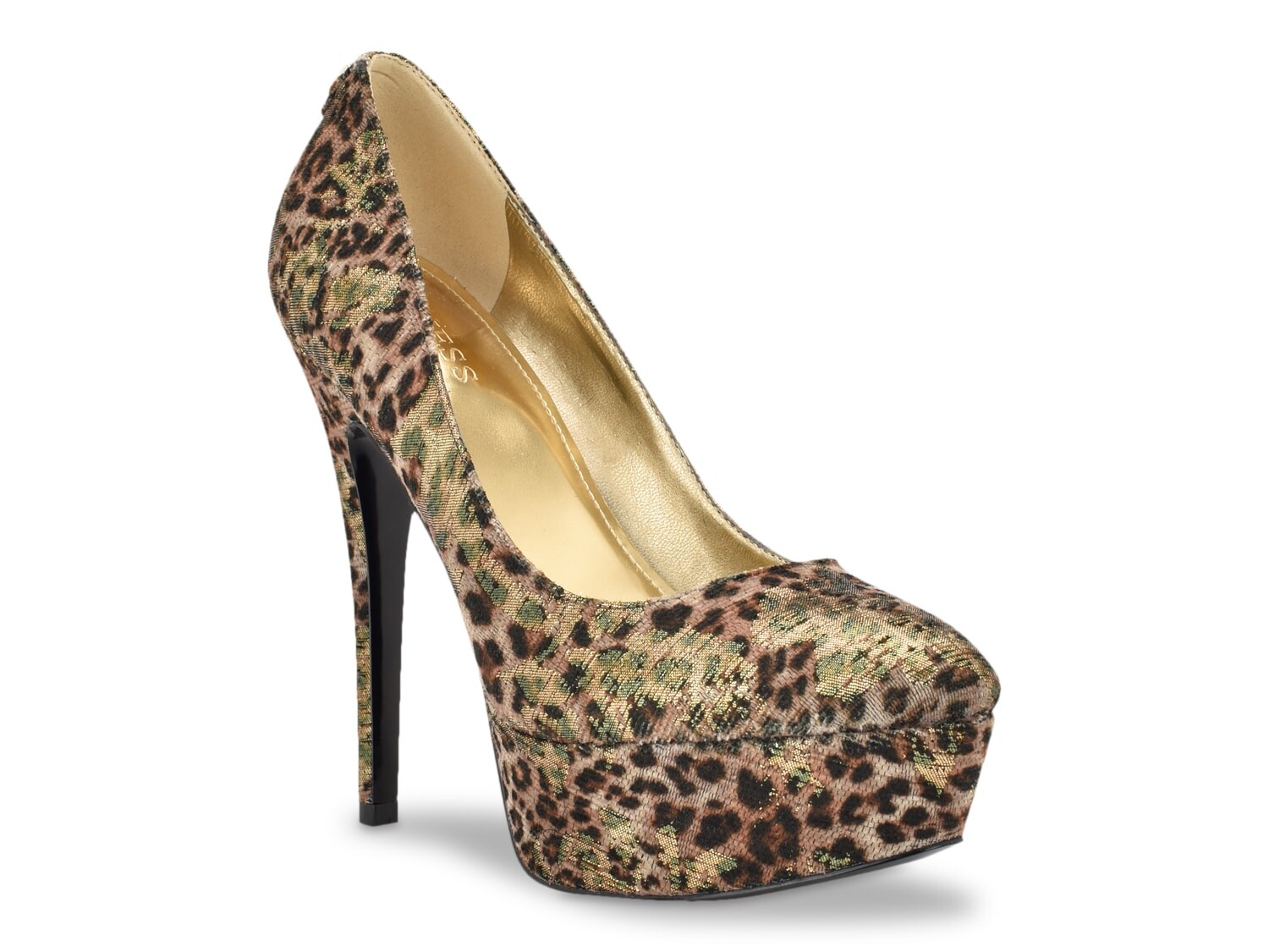

Туфли Guess на платформе, леопардовый