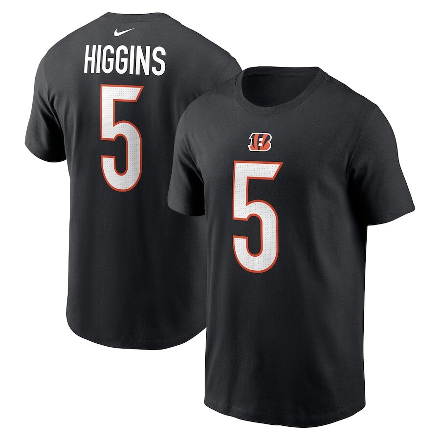 

Футболка с именем и номером Nike Cincinnati Bengals, черный
