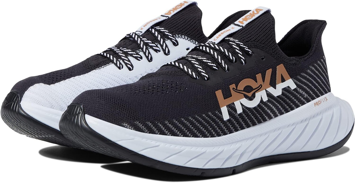 

Кроссовки Carbon X 3 Hoka, цвет Black/White