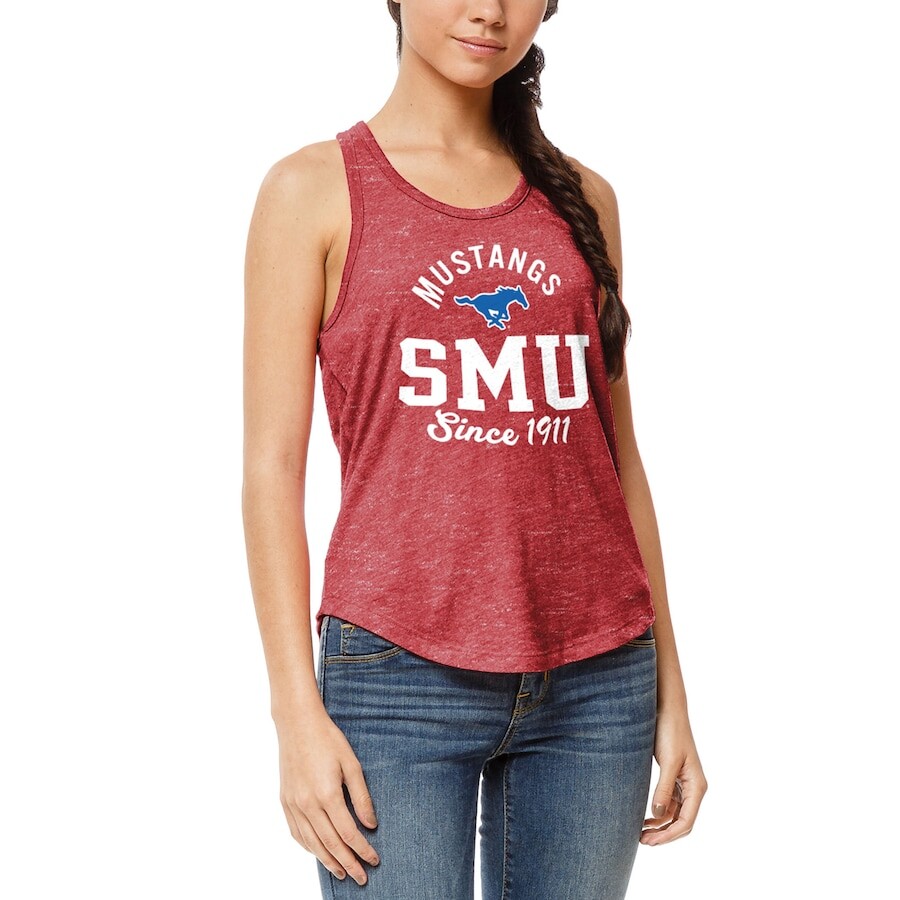 

Топ League Collegiate Wear Smu Mustangs, красный
