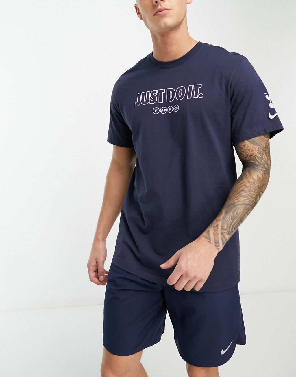 

Темно-синяя футболка Nike Football Tottenham Hotspur Just Do It, Синий
