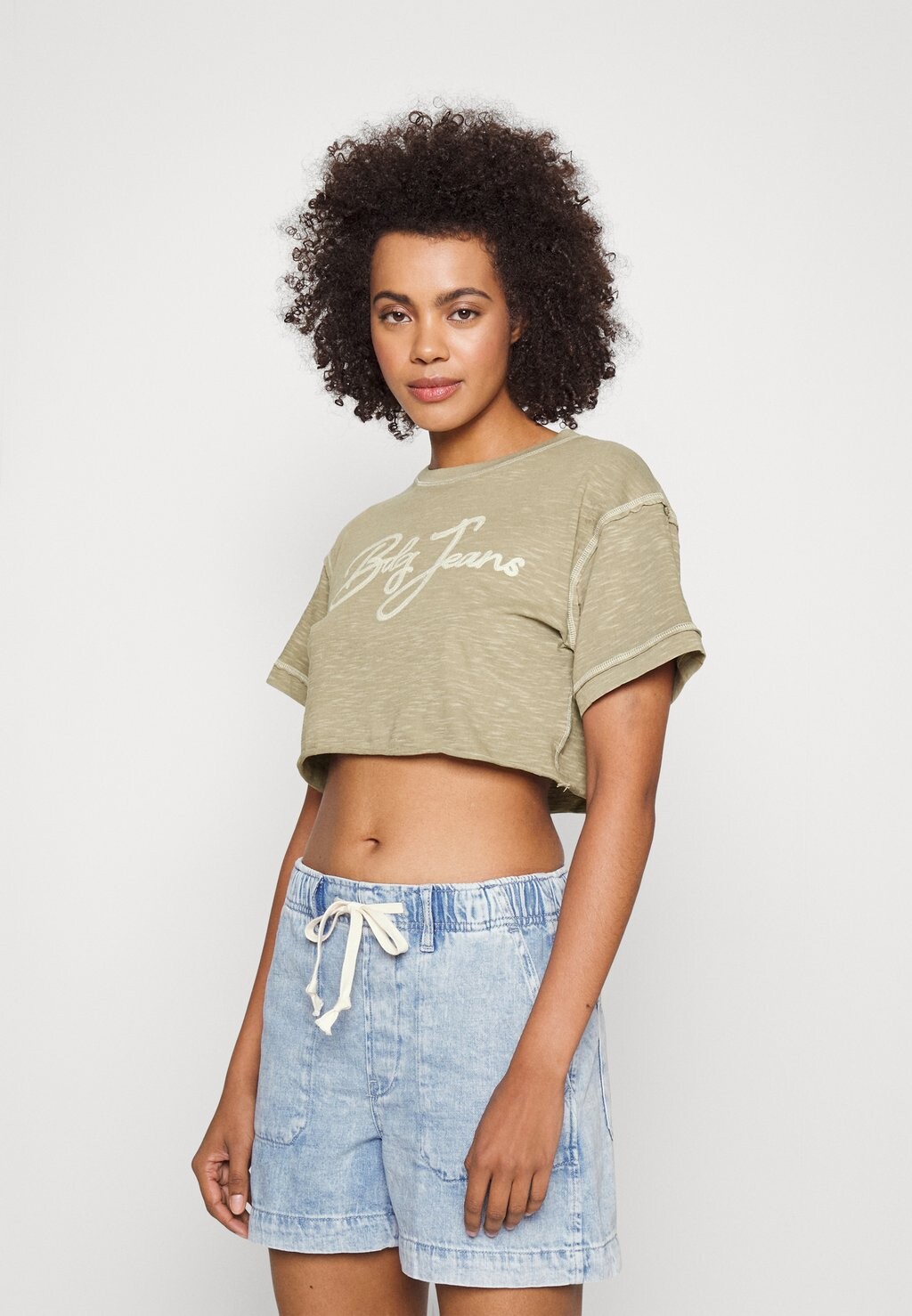 

Футболка с принтом BDG Urban Outfitters, Серый