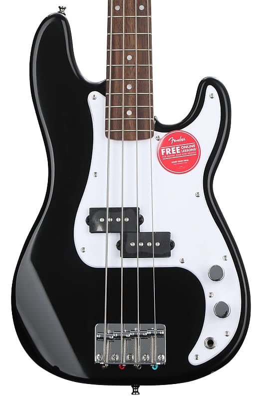 Squier Mini Precision Electric Bass - черный 0370127506 - фото