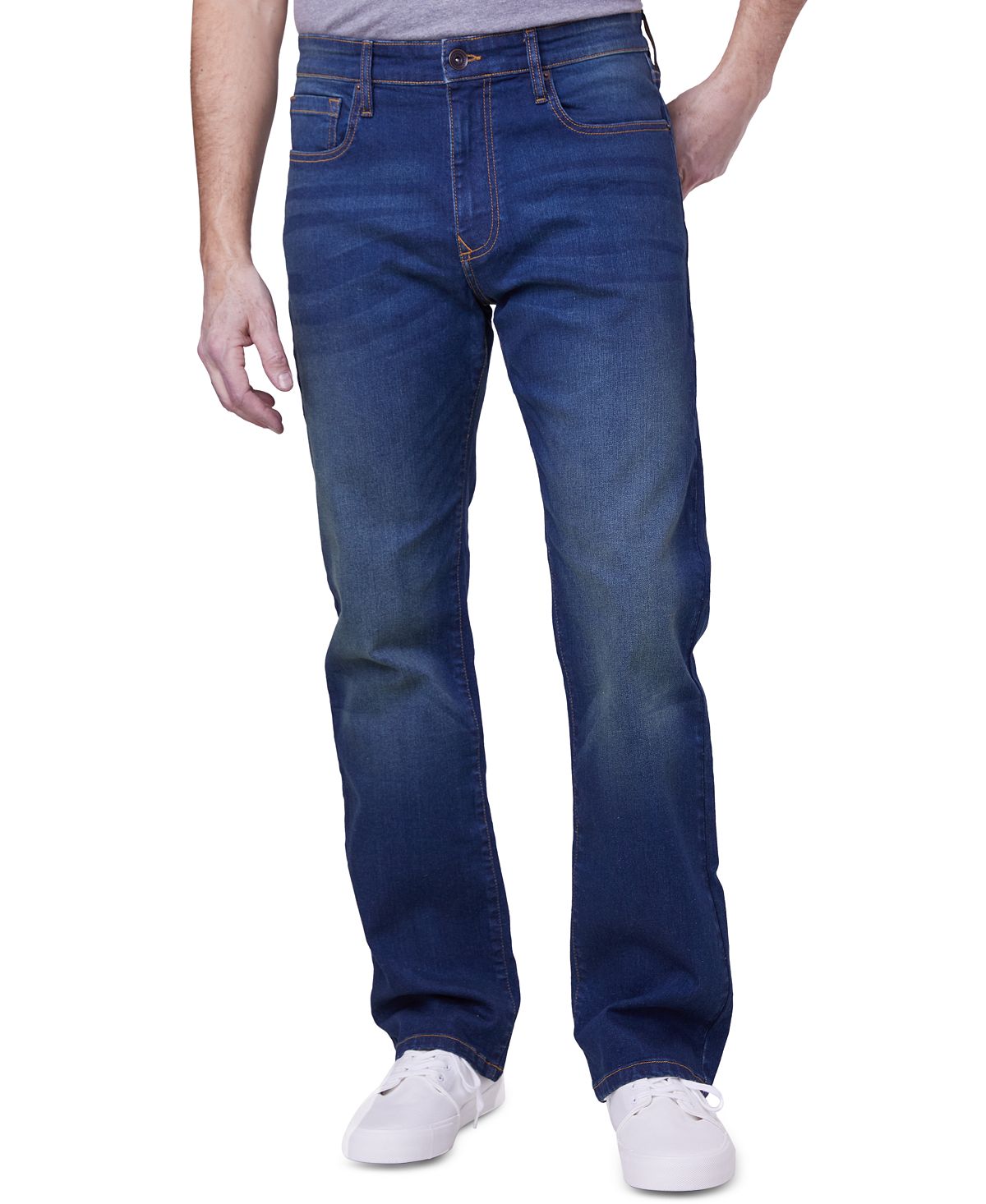 цена Мужские джинсы прямого кроя Lazer