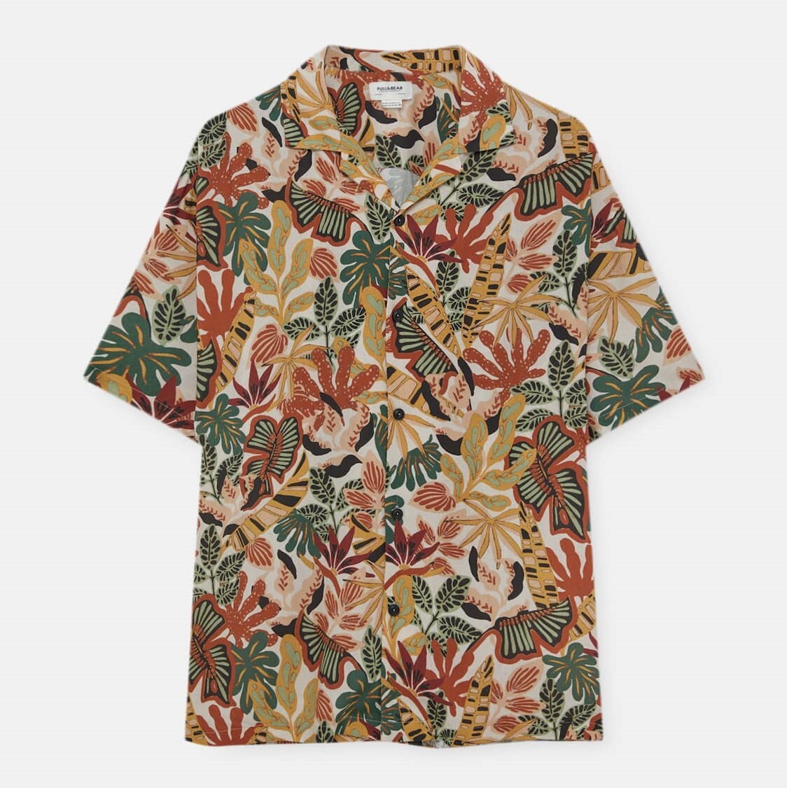 

Рубашка Pull&Bear Hawaiian Jungle, мультиколор