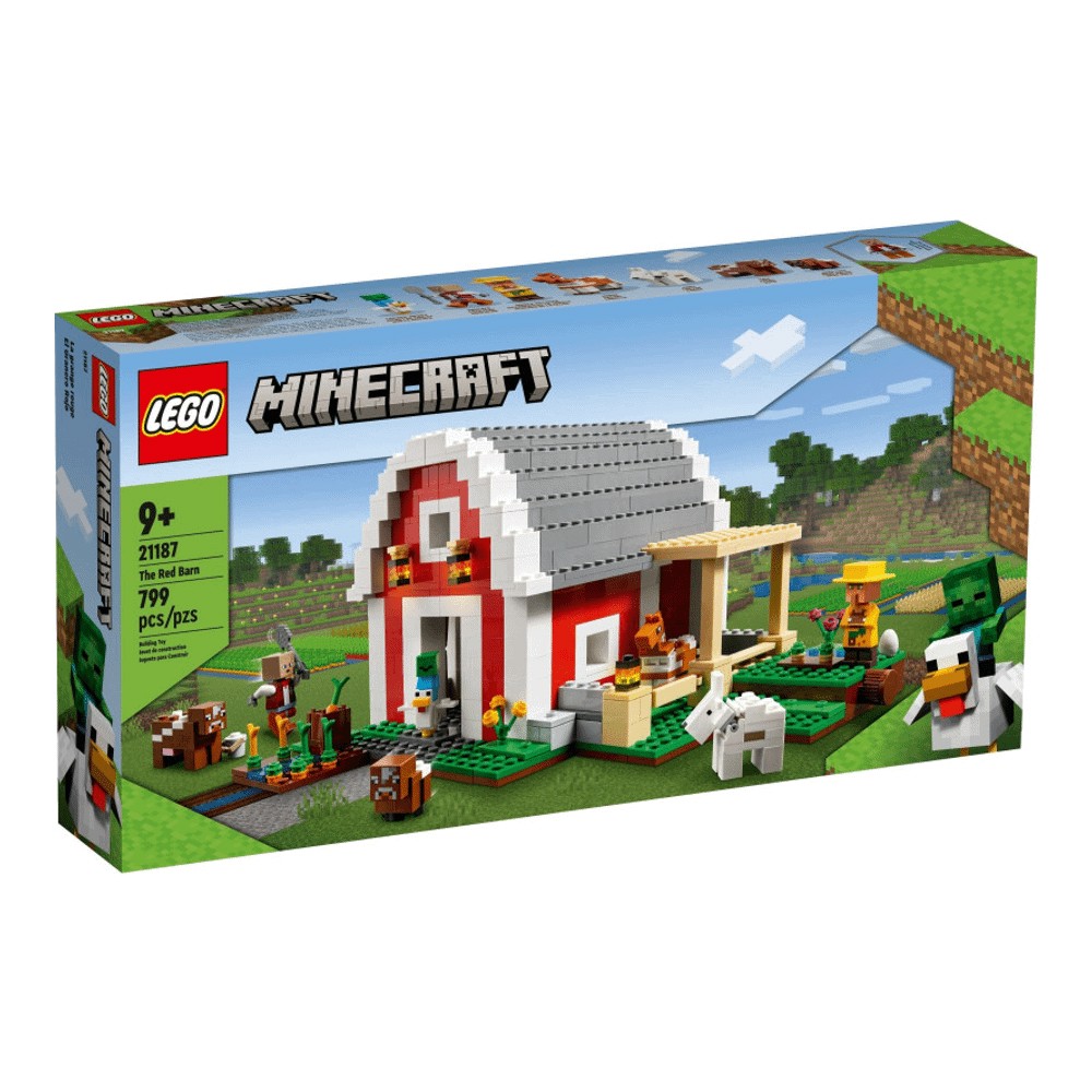 Конструктор LEGO Minecraft 21187 Красный Амбар цена и фото