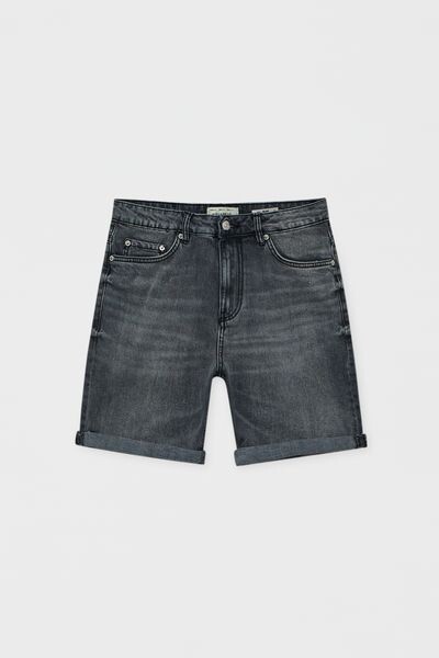 

Базовые облегающие джинсовые шорты-бермуды PULL&BEAR