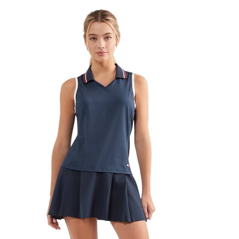 

Футболка Tommy Hilfiger V-neck Tank Polo, темно-синий
