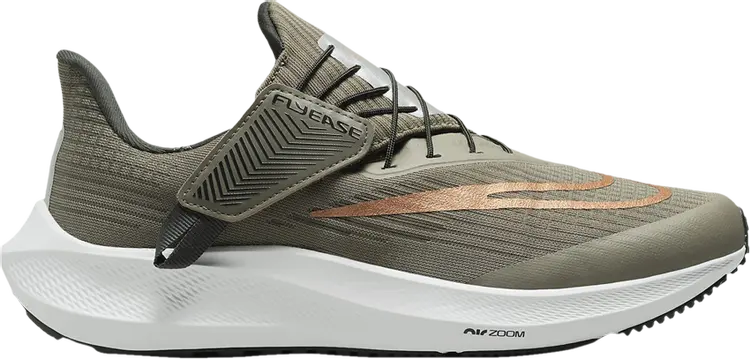 

Кроссовки Nike Wmns Air Zoom Pegasus 39 FlyEase 'Olive Grey Metallic Copper', серый