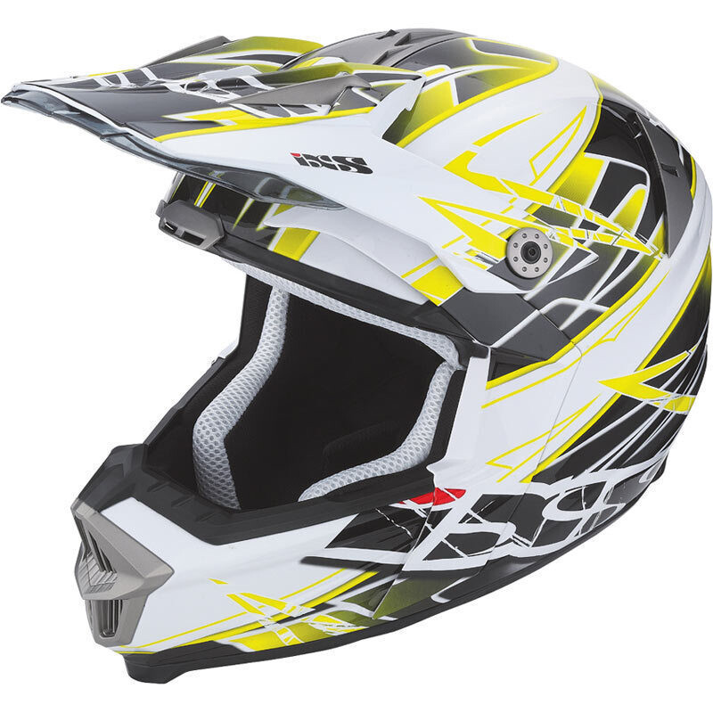 

Шлем IXS HX 178 Power, черно-бело-желтый