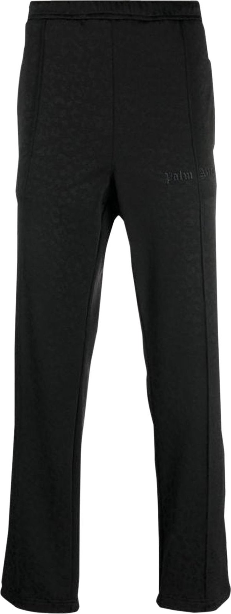 Брюки Palm Angels Tuxedo Leopard Track Pants 'Black/White', черный - фото