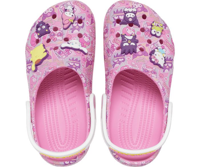 цена Сабо детские Crocs Classic x Hello Kitty and Friends, розовый