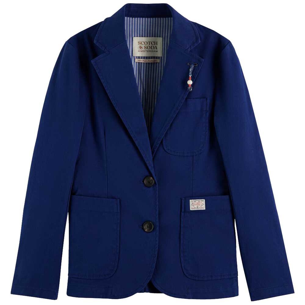 

Блейзер Scotch & Soda Workwear Single Breasted, синий