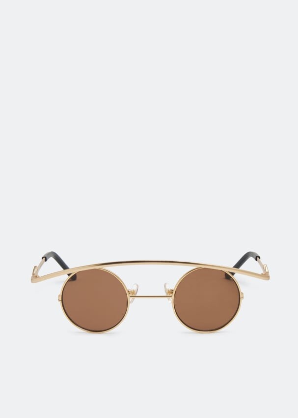 

Солнечные очки KAREN WAZEN Retro sunglasses, коричневый