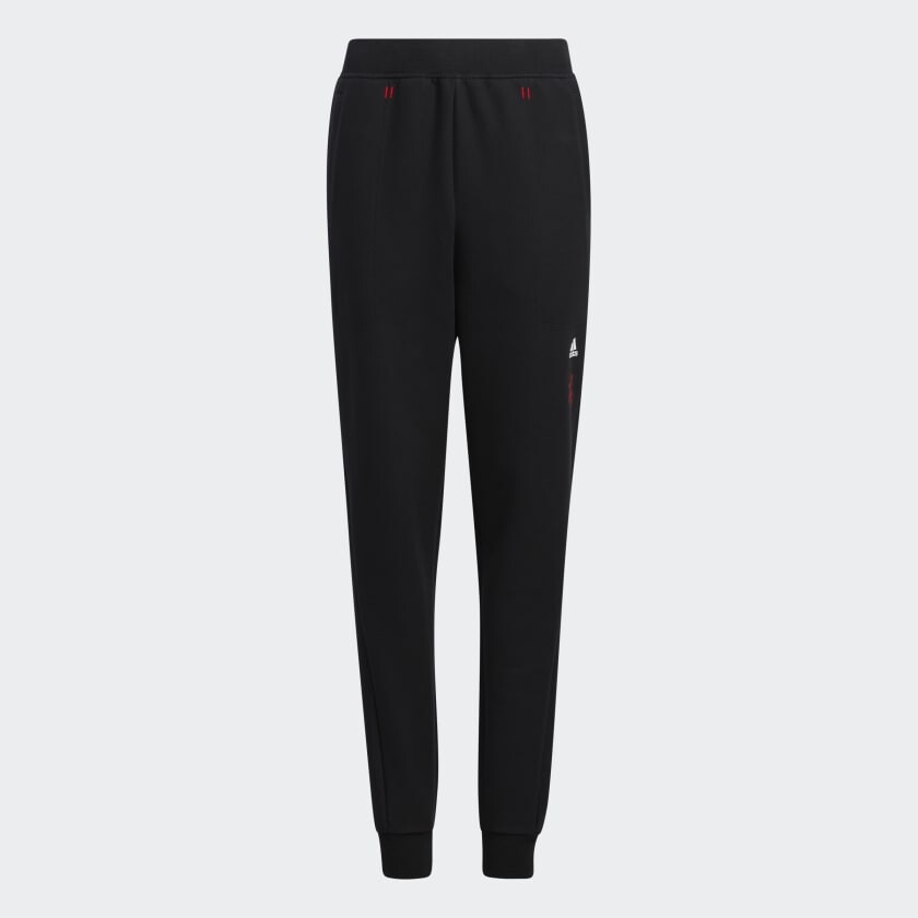 

Спортивные брюки adidas Knit, черный/белый