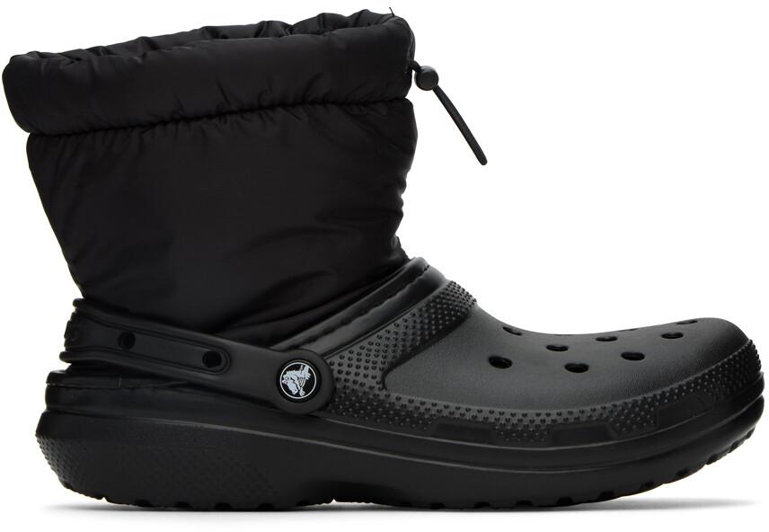 

Черные классические ботинки Neo Puff на подкладке Crocs