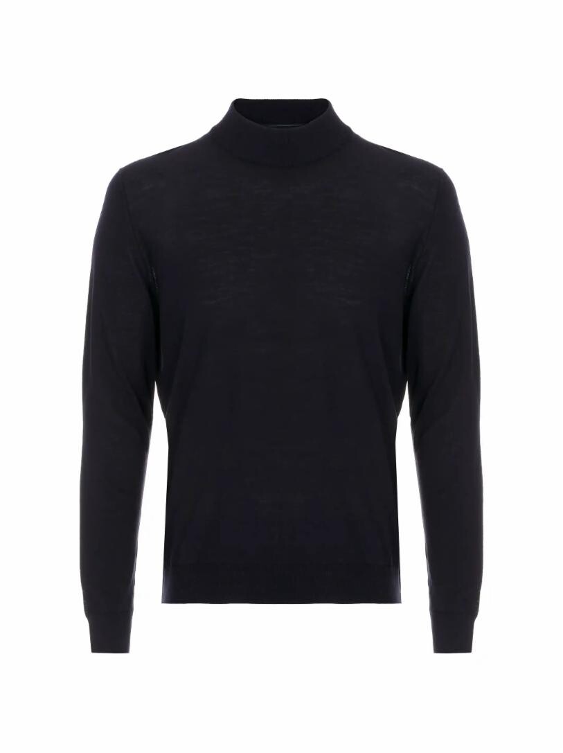 

Шерстяная водолазка Kiton, Черный