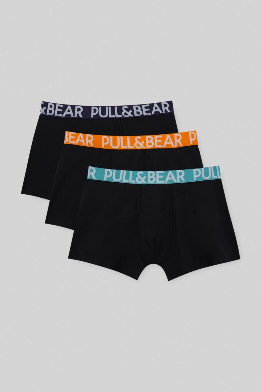 

Комплект боксеров с контрастным поясом Pull&Bear