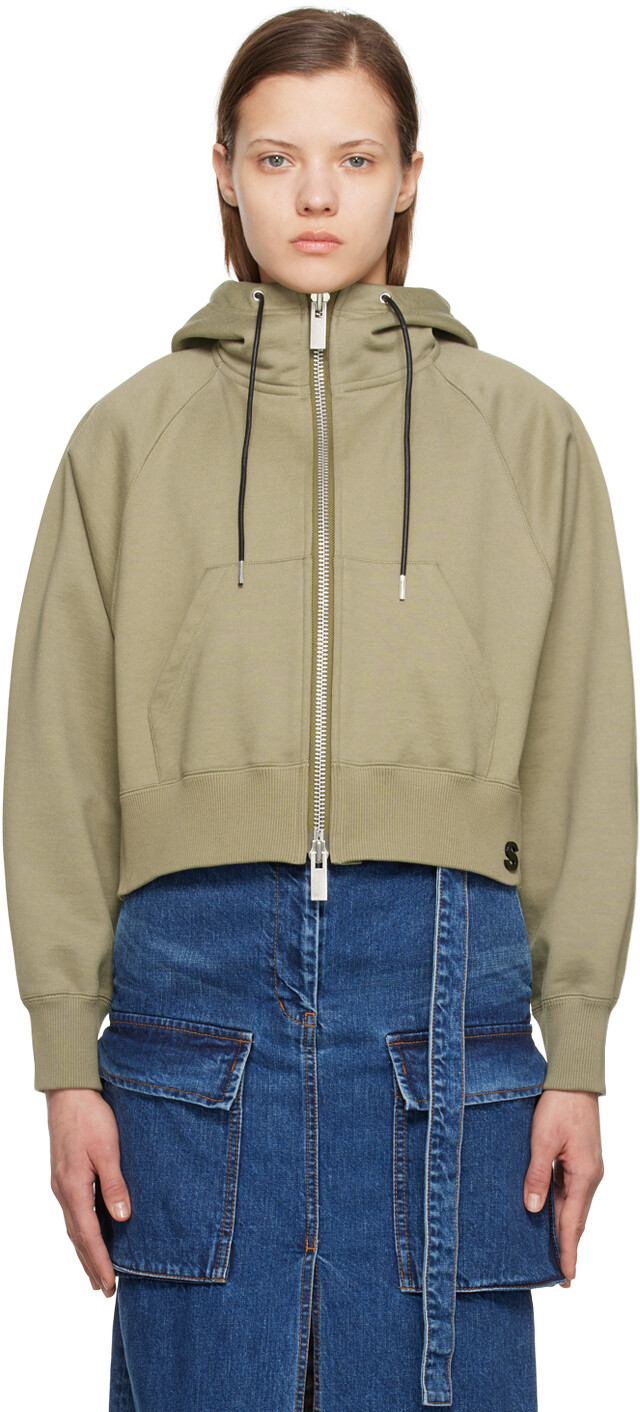 

Толстовка цвета хаки sacai