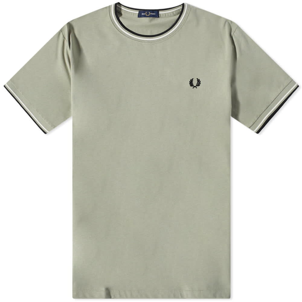 

Футболка Fred Perry Twin Tipped Tee, Серый