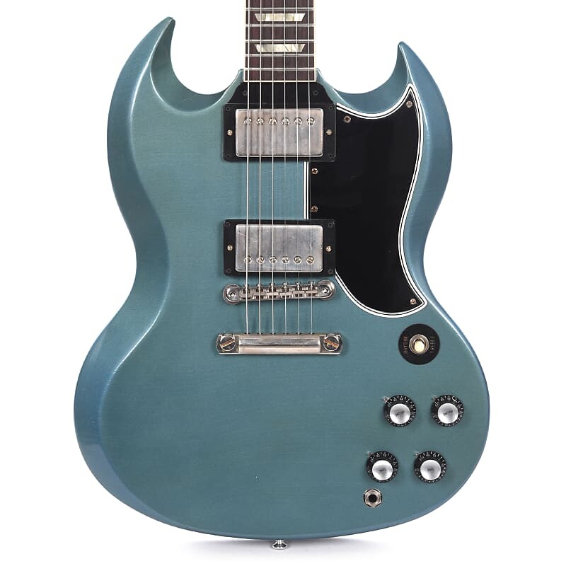 

Gibson Custom Shop 1961 SG Standard Reissue "CME Spec" Heavy Antique Pelham Blue Murphy Lab Ultra Light Aged (серийный номер CME01766)