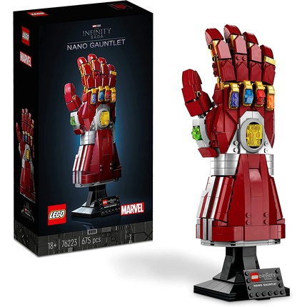 lego 76223 nano gauntlet Конструктор Lego 76223 Marvel Iron Mans Nano Glove модель печатки железного человека