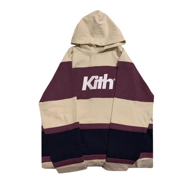 Худи Kith Delk Paneled Hoodie 'Ivory', белый - фото